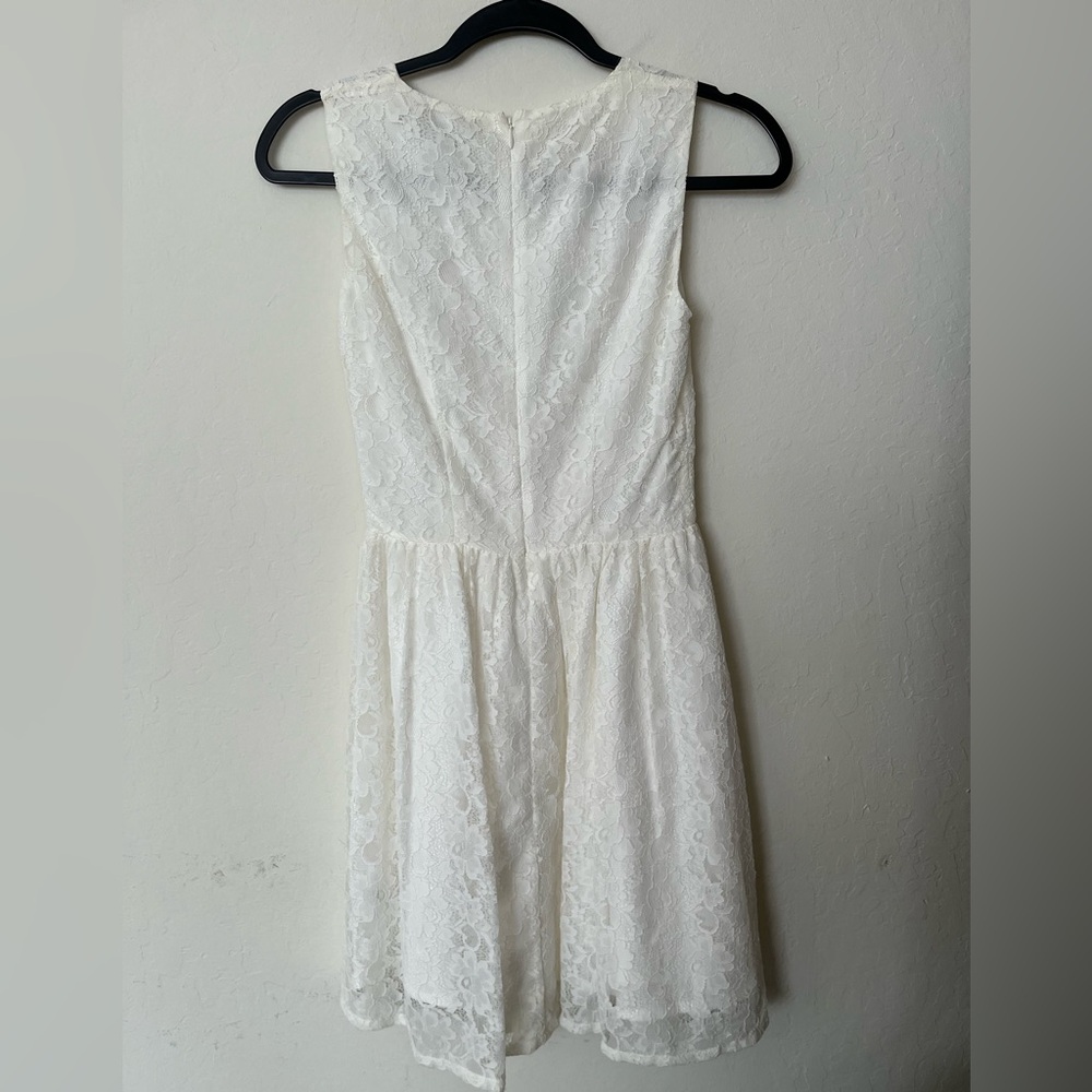 French Connection lace dress. White color, Size 2